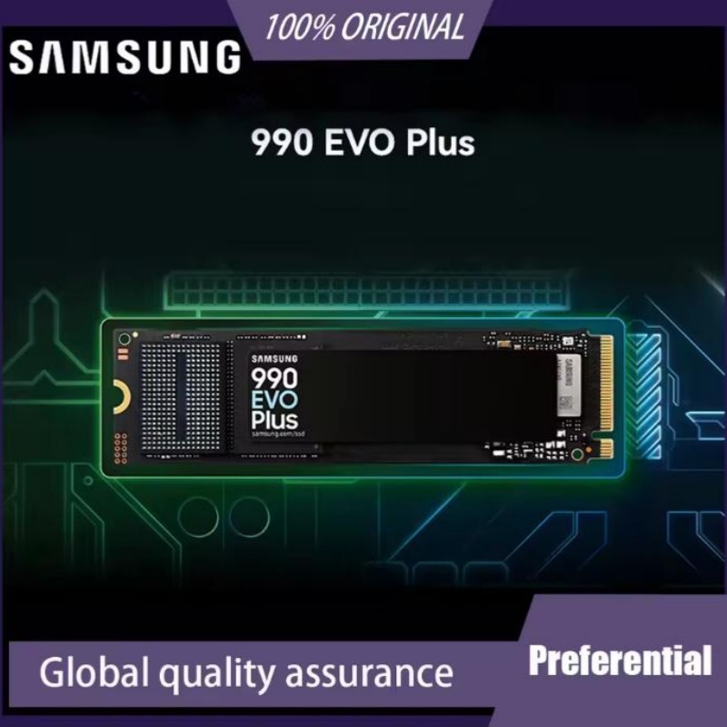 Samsung 990 EVO Plus M2 SSD 4T 2T 1T Pcle4.0/5.0 NVMe M.2 2280 7250MB/S solid state drive MZV9E1T0 ใ