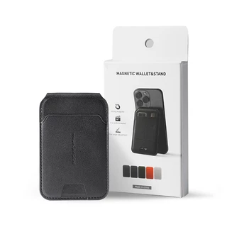 MARK RYDEN ที่ใส่บัตรหนัง PU แบบแม่เหล็กพร้อมขาตั้งสําหรับกระเป๋าสตางค์ iphone Magsafe