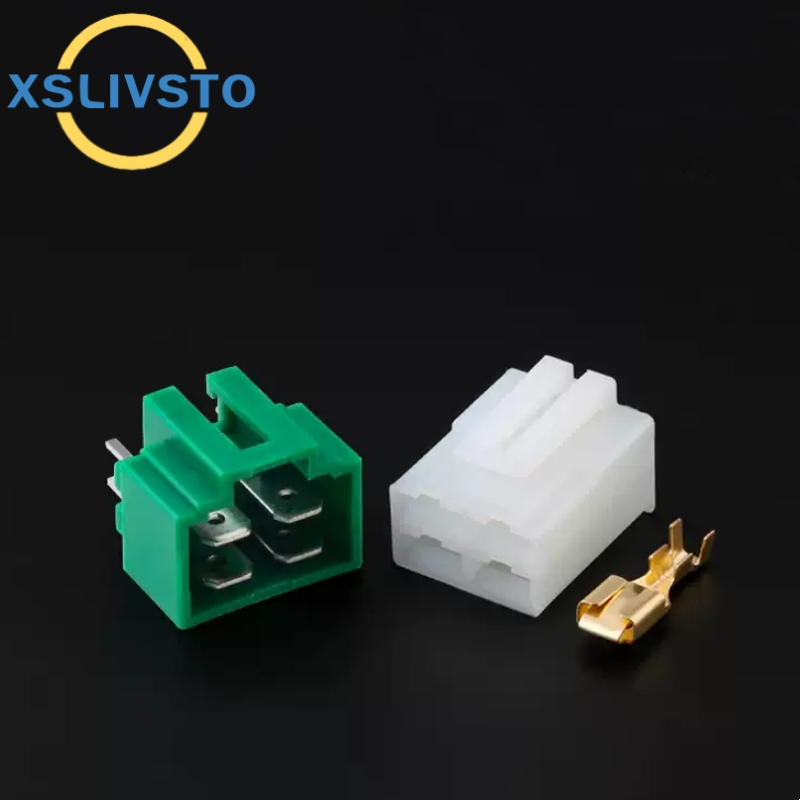1 ชุดขั้วต่อยานยนต์ตรง Pin Header PCB Plug DJ7048-6.3-11/21 ขั้วต่อหญิงชาย G194