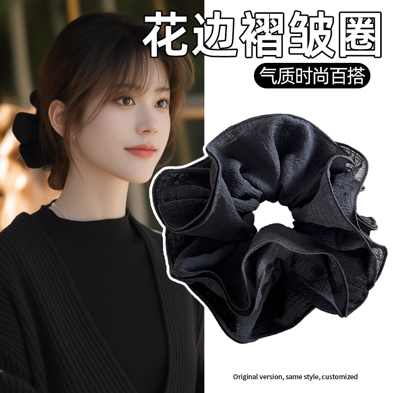 เข็มขัดผมลายเซอรัส커 สำหรับผู้หญิง สไตล์ใหม่ ดูแพงและหรูหรา เครื่องประดับผม