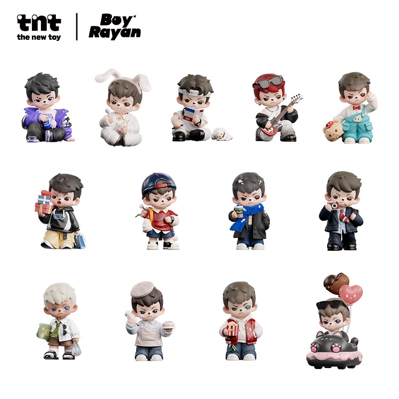 TNTSPACE Rayan Let's Date Series Figures Blind Box Figure ฟิกเกอร์ กล่องสุ่ม ของเล่น โมเดล ของขวัญ (ทั้งชุด)