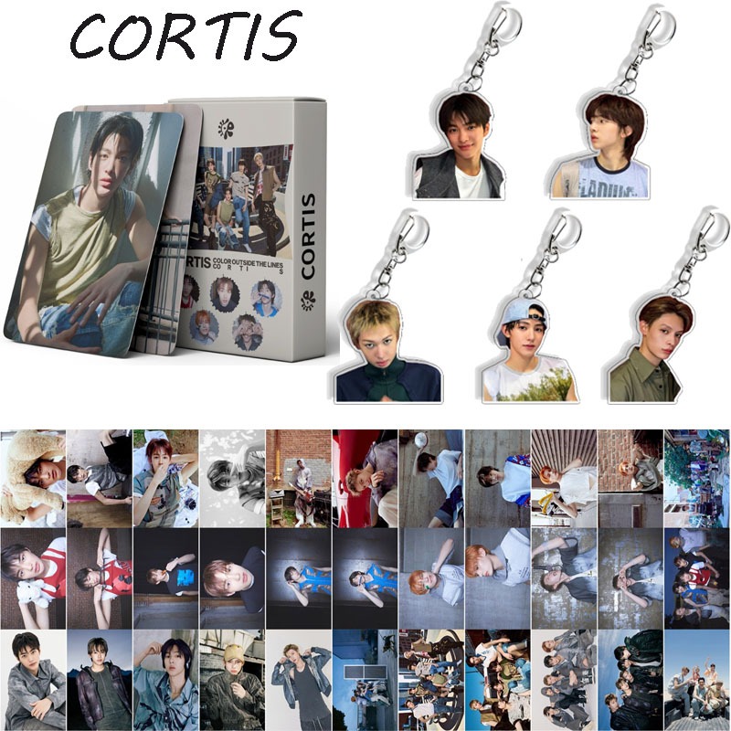 การ์ด CORTIS Photocard MARTIN JAMES JUHOON COLOR OUTSIDE THE LINES อัลบั้มสติกเกอร์คอลเลกชันของขวัญ