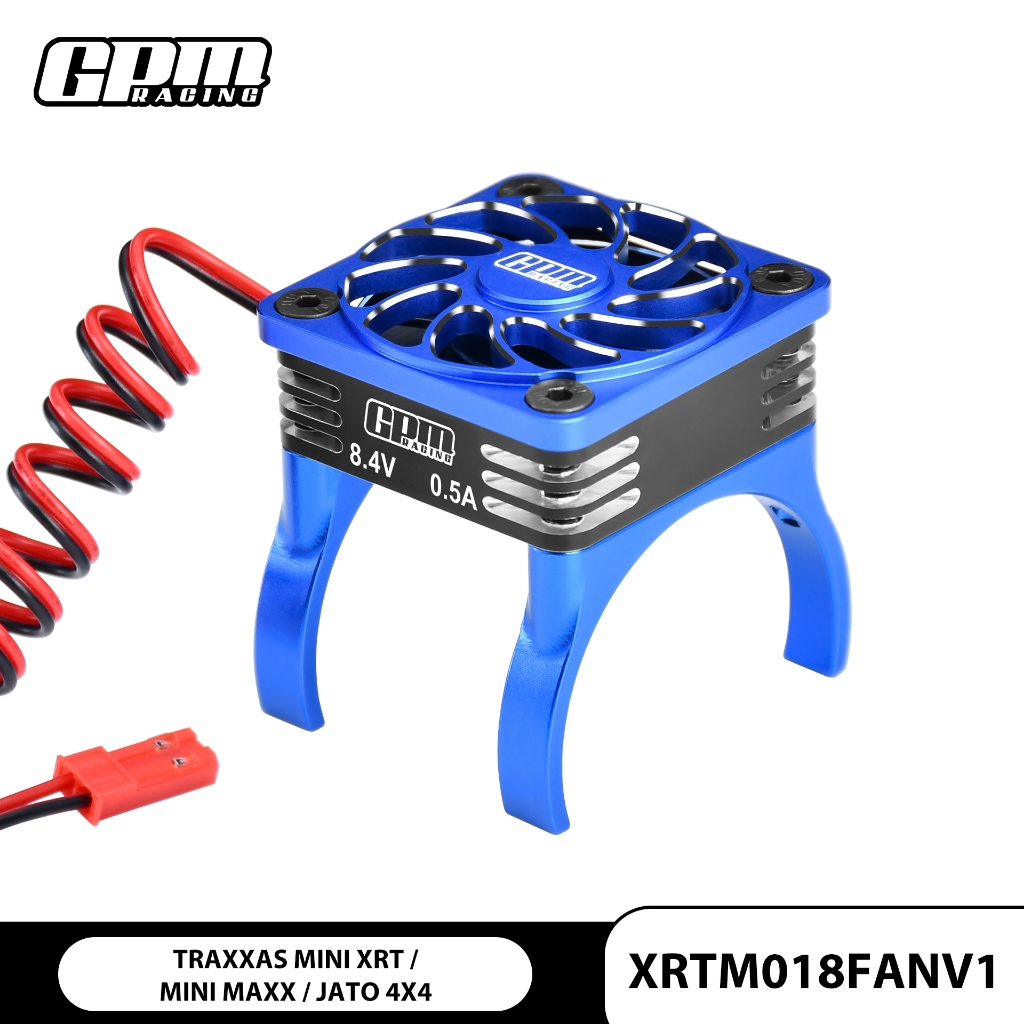 GPM ALLOY HIGH SPEED COOLING FAN 20000 RPM COMPATIBLE พร้อมมอเตอร์ 36 มม. สําหรับ TRAXXAS MINI XRT /