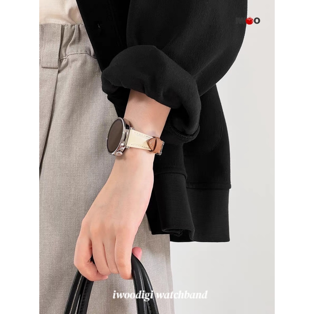 18/22 มม.สุภาพสตรีสายหนังแท้สําหรับ xiaomi นาฬิกา S4 41 มม./S4/s3/s2/นาฬิกา 2/oppo นาฬิกา x2mini