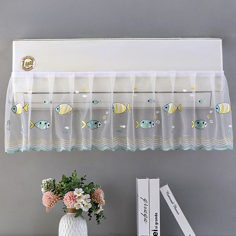 ฝาครอบเครื่องปรับอากาศตกแต่งบ้าน ป้องกันน้ำและฝุ่น ใช้ได้ดีภายในบ้าน - รูปที่ 3