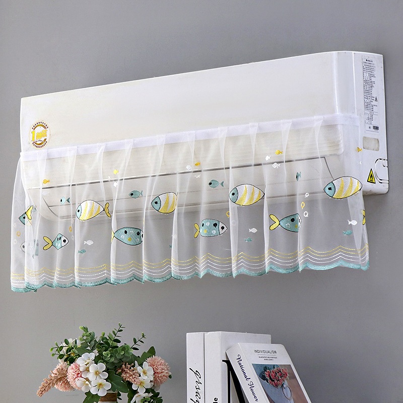 ฝาครอบเครื่องปรับอากาศตกแต่งบ้าน ป้องกันน้ำและฝุ่น ใช้ได้ดีภายในบ้าน - รูปที่ 6