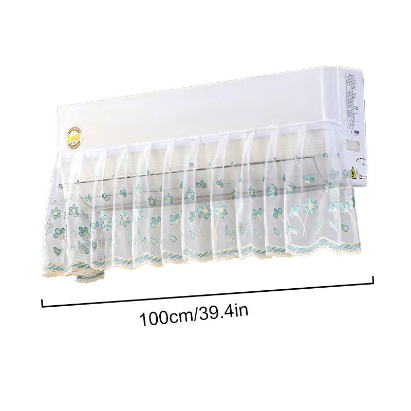 ฝาครอบเครื่องปรับอากาศตกแต่งบ้าน ป้องกันน้ำและฝุ่น ใช้ได้ดีภายในบ้าน - รูปที่ 2