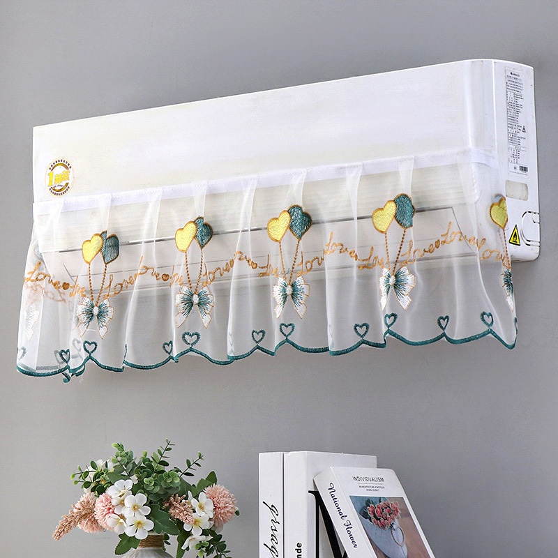 ฝาครอบเครื่องปรับอากาศตกแต่งบ้าน ป้องกันน้ำและฝุ่น ใช้ได้ดีภายในบ้าน - รูปที่ 7