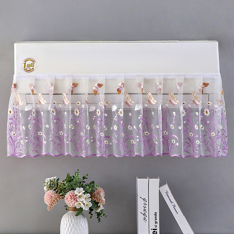 ฝาครอบเครื่องปรับอากาศตกแต่งบ้าน ป้องกันน้ำและฝุ่น ใช้ได้ดีภายในบ้าน - รูปที่ 4