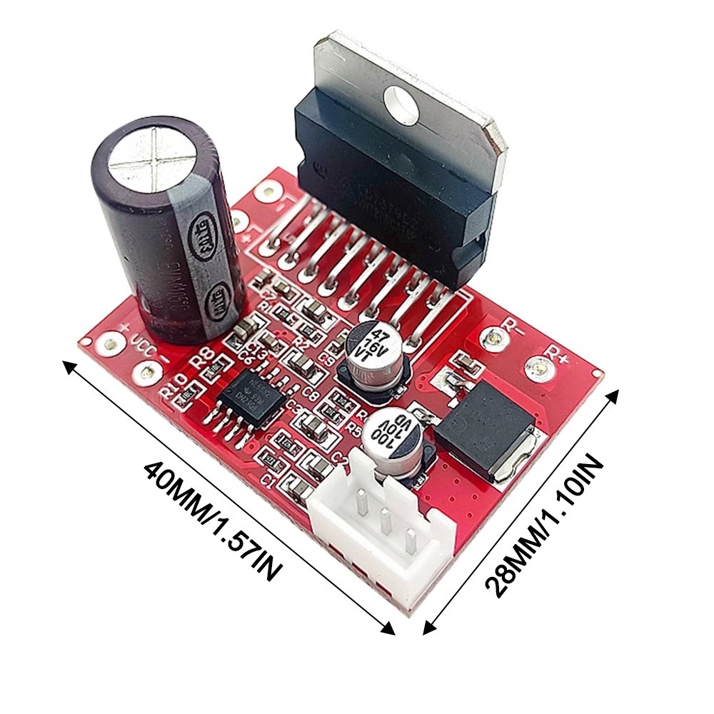 CD7379 Mini Power Amplifier Board 2.0 Dual Channel สเตอริโอ 2 * 39W Super TDA7297/7377 Dc Supply DC9