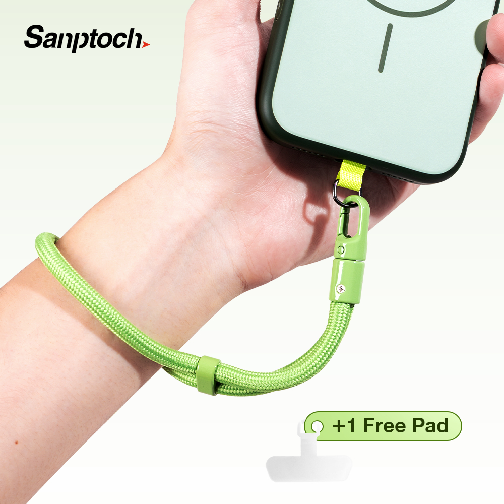 Sanptoch สีไนลอนสานโทรศัพท์เชือกเส้นเล็กสายรัดข้อมือ Anti-los ยาว Lanyard สําหรับโทรศัพท์มือถือ Universal 40-80 ซม.หัวเข็มขัดปรับได้ Anti-theft สายคล้องโทรศัพท์ที่ทนทาน