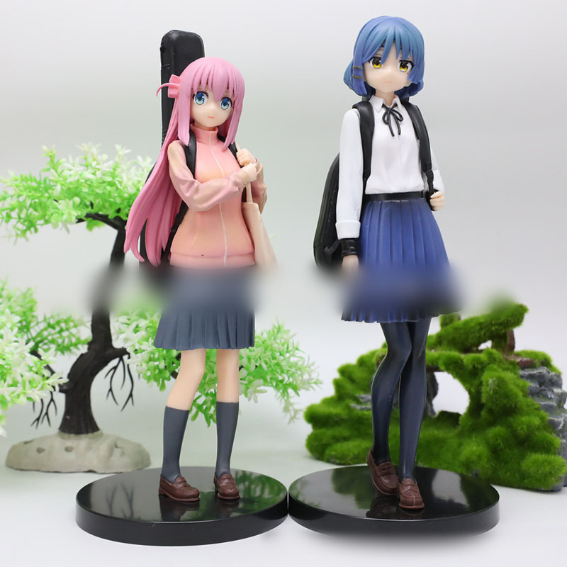 BOCCHI THE ROCK ขนาด 22 ซม.! อะนิเมะรูป Gotoh Hitori Action Figure Guitarist Girl รูปเดสก์ท็อปDecorate คอลเลกชันตุ๊กตาของเล่น