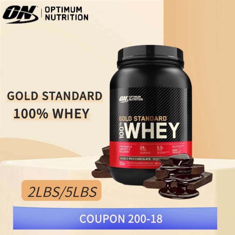 ON Gold Standard เวย์โปรตีน 100% 5lbs หรือ 2lbs 74 เสิร์ฟสําหรับกล้ามเนื้อ
