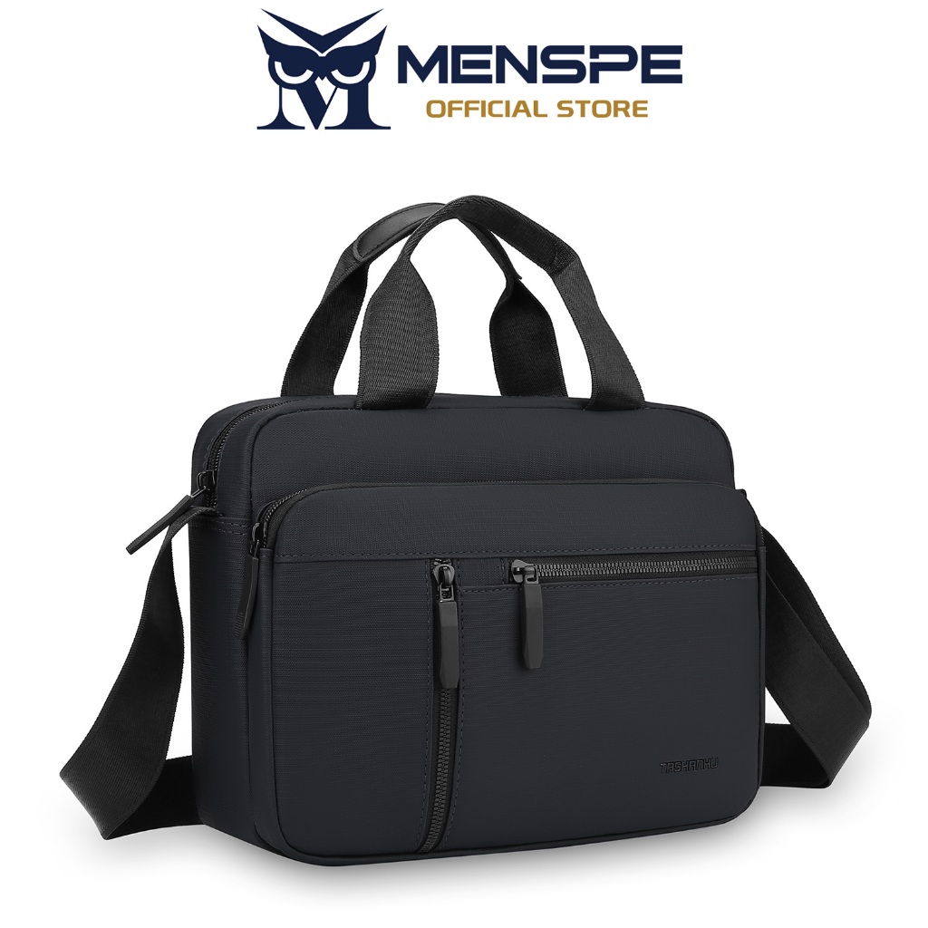 MENSPE กระเป๋าสะพายแฟชั่นกันน้ําแบบพกพาความจุขนาดใหญ่น้ําหนักเบาสบายๆกีฬาเดินทางกระเป๋าแล็ปท็อปธุรกิจ
