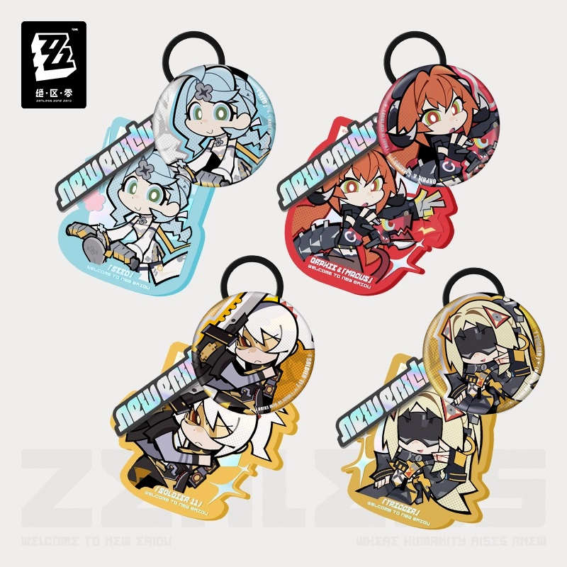 Sunsyea Zenless Zone Zero สินค้าอย่างเป็นทางการ miHoYo Original LD Series อะคริลิคจี้พวงกุญแจ Badge 