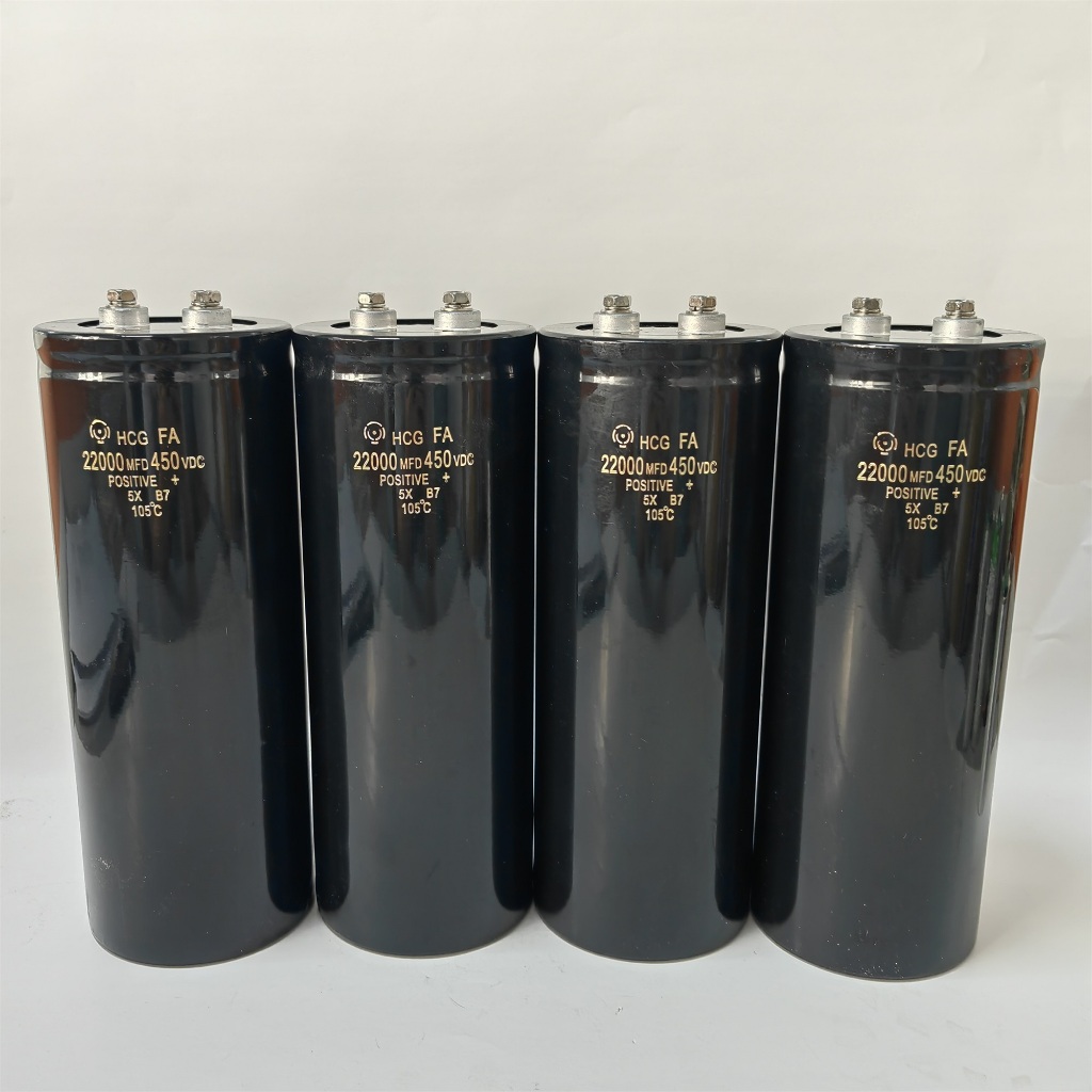 HCG FA สกรู Pin Electrolytic Capacitor 450V22000UF 450VDC 22000MFD 90 x 230 มม.