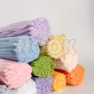 (100pcs) ลวดกำมะหยี่ DIY 30 cm ความหนา 6มม./8มม หนาแน่นเป็นพิเศษ. สร้างสรรค์งานประดิษฐ์ต่างๆ สำหรับงานฝีมือ จัดส่งจากกรุงเทพฯ
