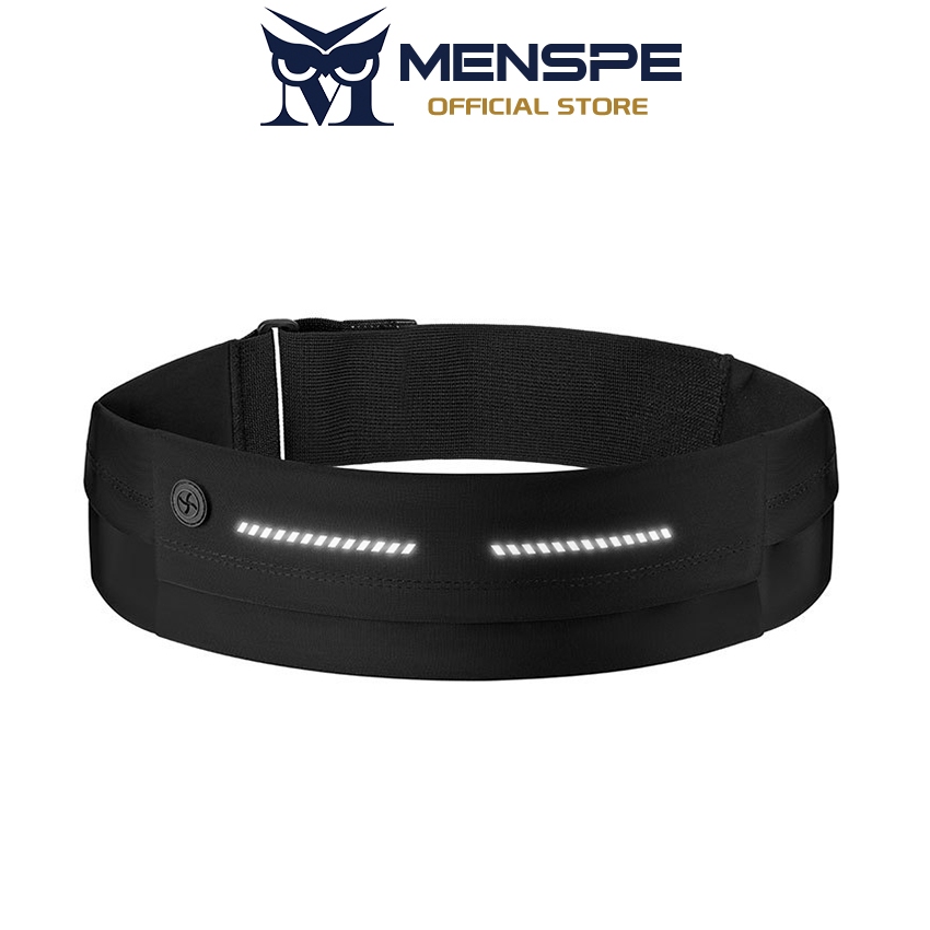 MENSPE กระเป๋าคาดเอวสําหรับเล่นกีฬากลางแจ้งอเนกประสงค์กันน้ําทนต่อการสึกหรอหูฟังกระเป๋าคาดเอวรูพร้อม