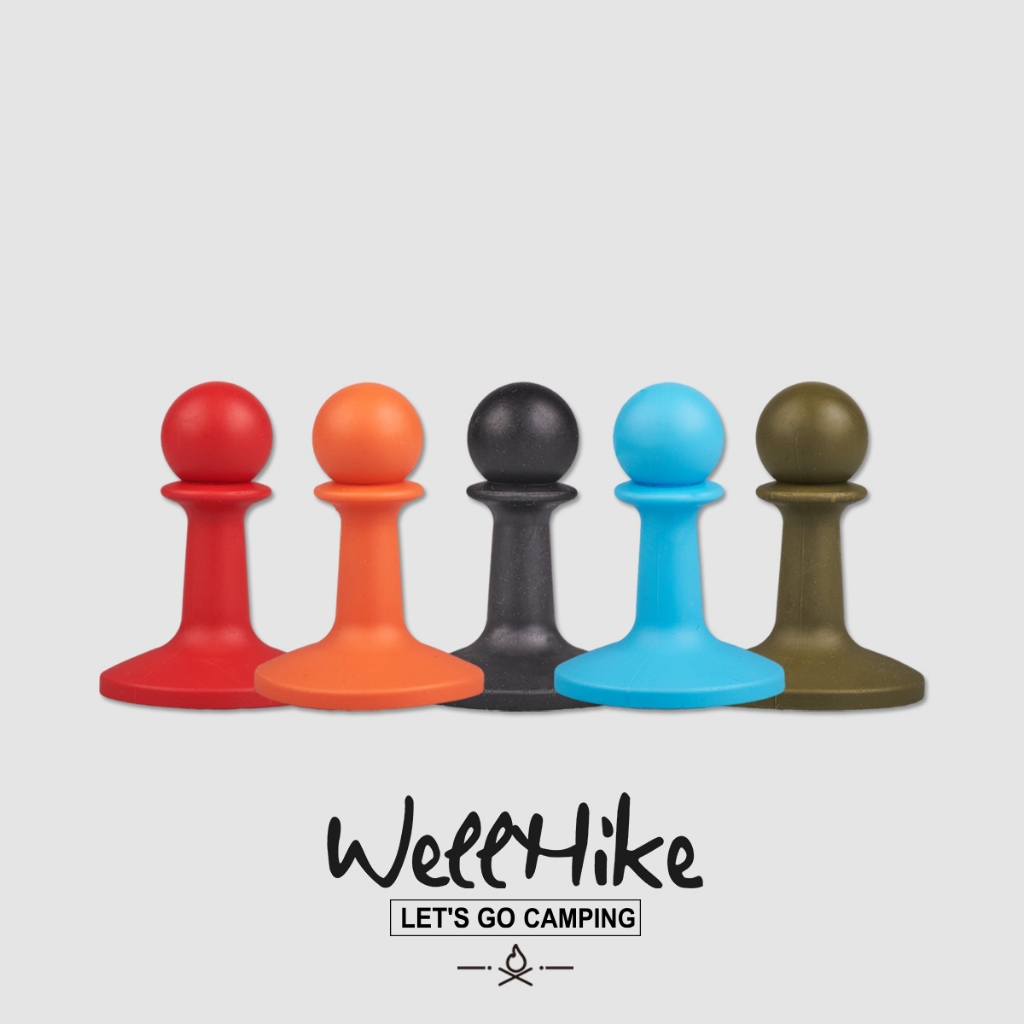 WELLHIKE กลางแจ้ง Sky Curtain Pole Lightning Protection หมวกเต็นท์ Lightning Protection หมวก Thimble