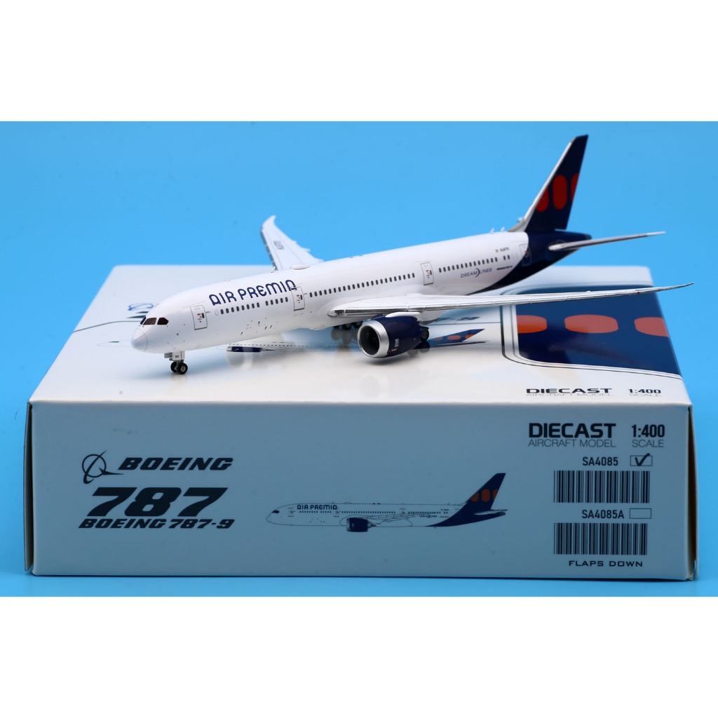 SA4085 Alloy Collectible Plane Gift JC Wings 1:400 Air Premia "Dreamliner" Boeing B787-9 Diecast Air