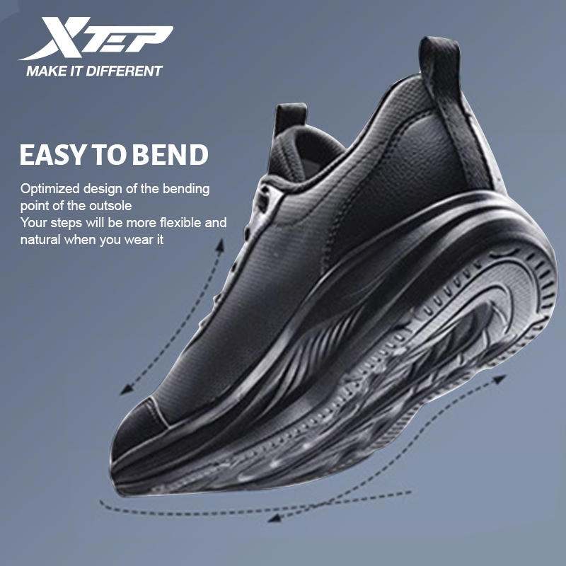 XTEP YuYi FW รองเท้าวิ่งผู้ชายสนับสนุนความทนทานกันกระแทก Shock Unisex Absorption Stability Durability Breathable ผู้หญิงรองเท้าผ้าใบ — صورة 6