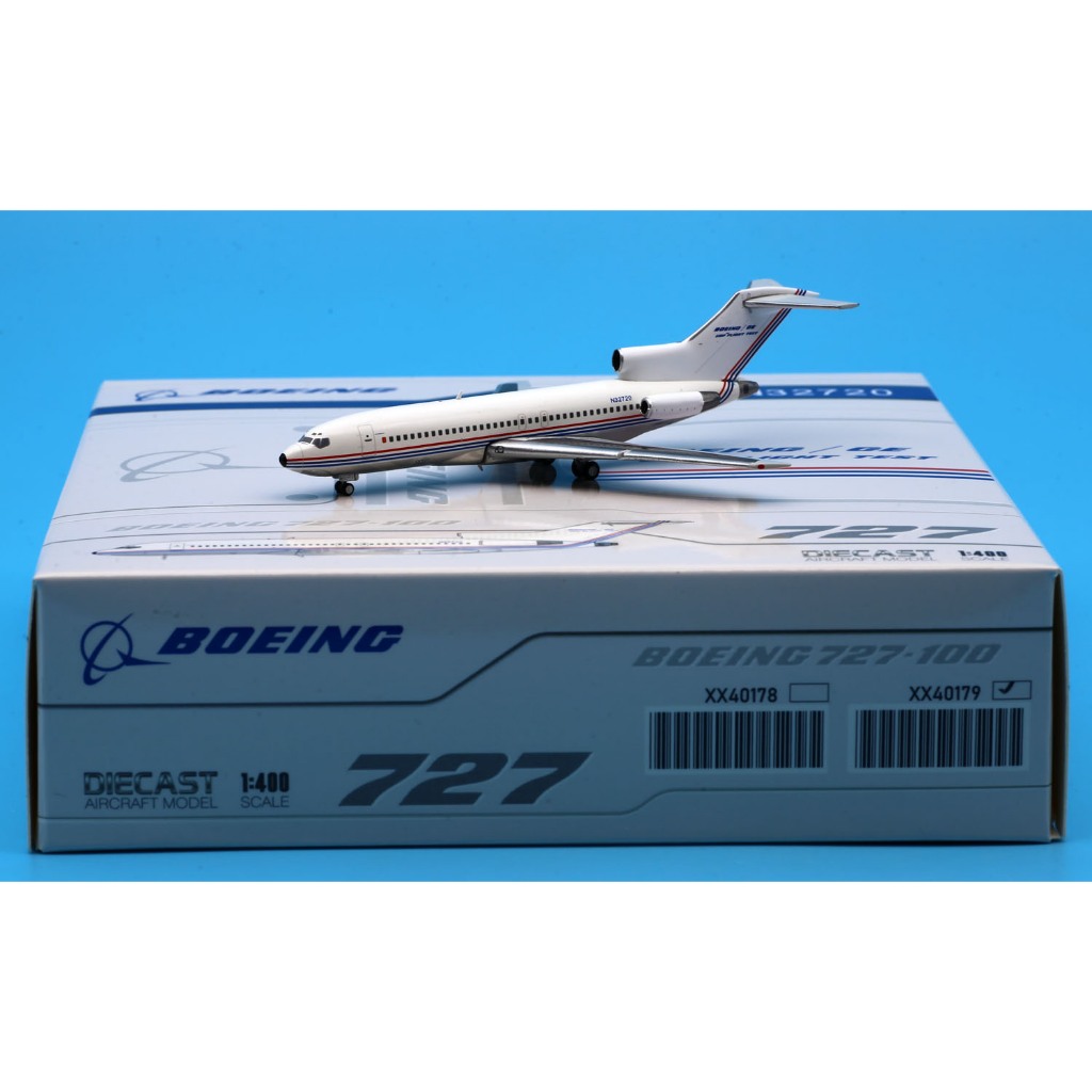 XX40179 เครื่องบินสะสมโลหะผสมของขวัญ JC Wings 1:400 โบอิ้ง B727-100 [Flight Test Fantasy] เครื่องบิน