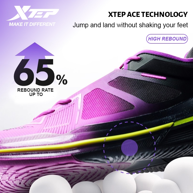 XTEP YouYun 10X รองเท้าบาสเก็ตบอล Low-top ลดแรงกระแทกดี มีระบบกันลื่น เหมาะสำหรับการเล่นกีฬามืออาชีพ — صورة 3