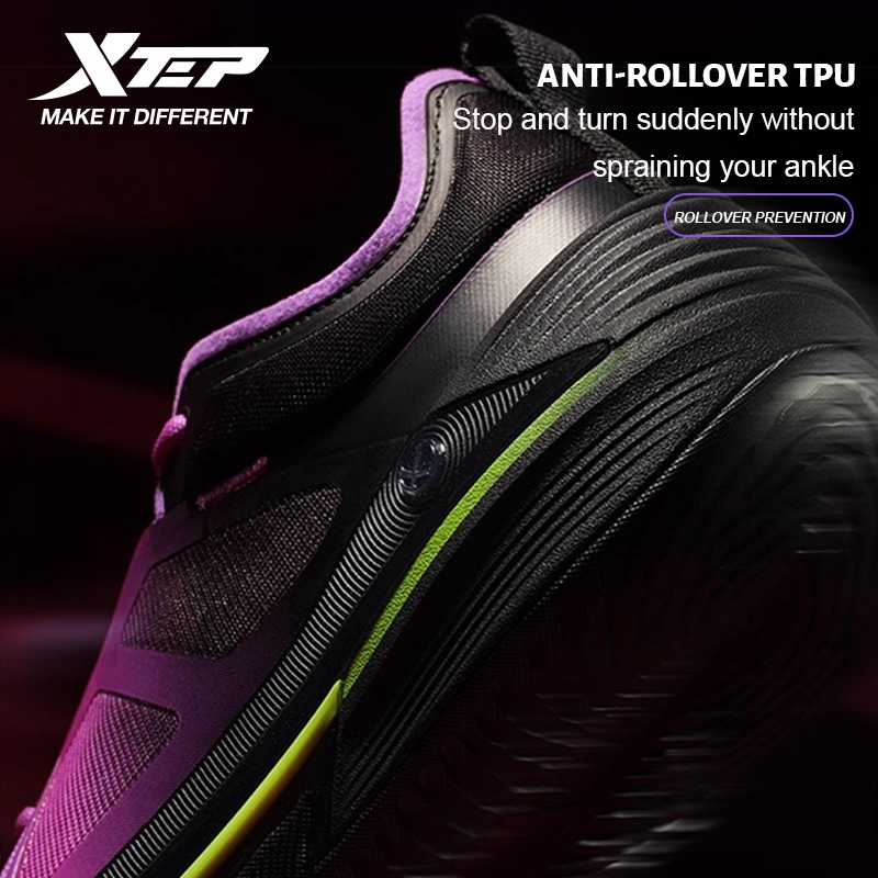 XTEP YouYun 10X รองเท้าบาสเก็ตบอล Low-top ลดแรงกระแทกดี มีระบบกันลื่น เหมาะสำหรับการเล่นกีฬามืออาชีพ — صورة 7
