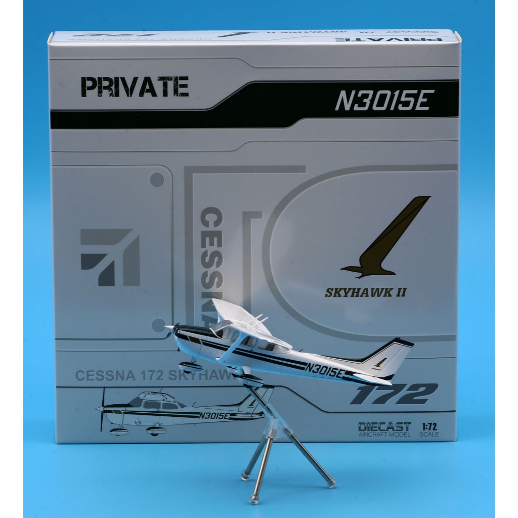 XX172001 โลหะผสมของขวัญเครื่องบินสะสม JC Wings 1:72 Cessna ส่วนตัว 172 [การลงจอดน้ําฉุกเฉิน] โมเดลเค