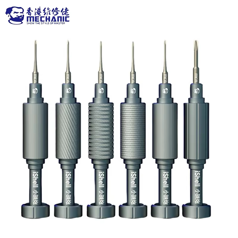 เครื่องมือ MECHANIC 6in1 IShell MAX Mortar Mini Precision ไขควงชุด Blossom Cross สําหรับโทรศัพท์มือถ
