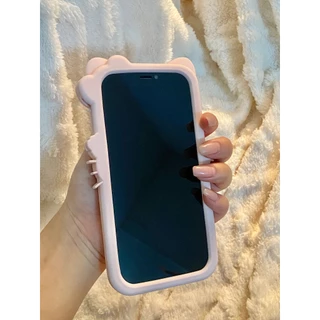ไม่สนิท❤แว่นตาสามมิติ KT Cat 4S เคสโทรศัพท์ 5se ซิลิโคน 678plus น่ารัก 16Pro อินเทรนด์15141312P เคสโทรศัพท์พิเศษสําหรับ iPhone 6/6splus/7/8/plus/x/xs/11/12/13/14/15/16/17/pro/max/plus/promax