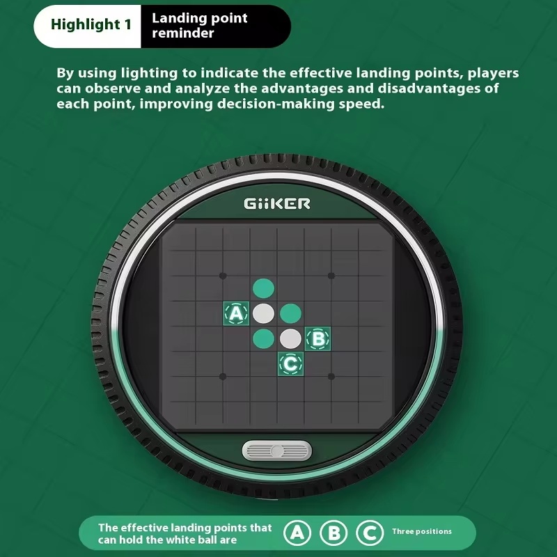 ใหม่ GiiKER Super Reverse กลยุทธ์หมากรุกสีดําและสีขาวคิดความสามารถการเพาะปลูกของเล่นปริศนาสําหรับเด็