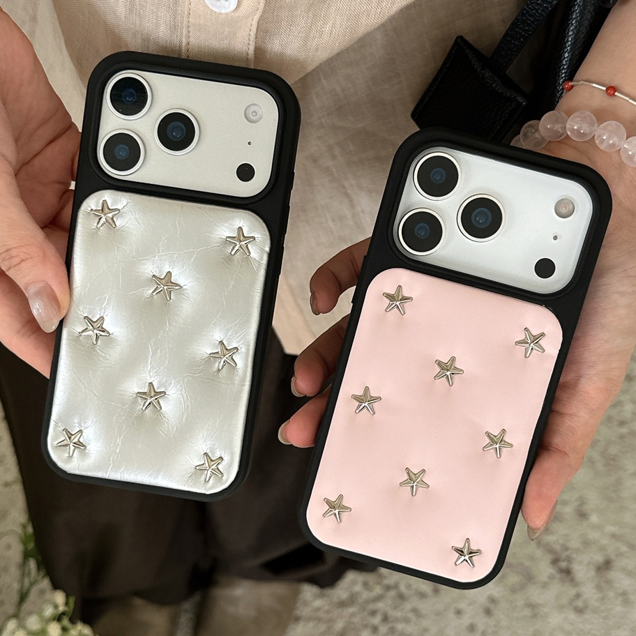 สําหรับIphone Case 17 Pro Max 16 Pro Max 15 Pro Max 14 Pro Maxเย็บปักถักร้อย-A Galaxy of Tiny Starsเคสโทรศัพท์