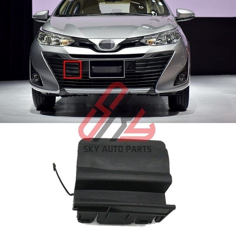ฝาครอบตะขอตัดหญ้า/ฝาครอบลาก/ฝาครอบตะขอสําหรับ TOYOTA YARIS ATIV 2017 2018 2019 2020 2021 2022 NSP150 NSP151 ฐานสี