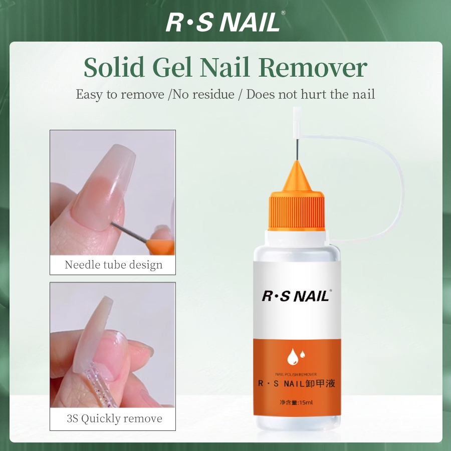 ลบกาวติดเล็บปลอม Debonder 15ml น้ํายาล้างกาวเล็บปลอม Remover ละลายกาวแข็งและเจลเร็ว อ่อนโยนไม่ทําลายเล็บ ทาเฉพาะจุด ไม่เลอะ มือใหม่ใช้ได้
