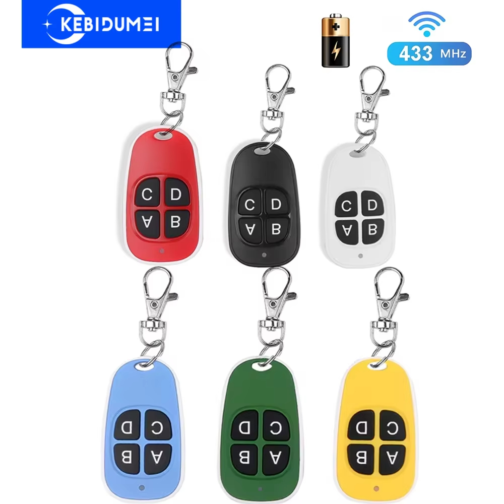 433MHZ RF Copy รีโมทคอนโทรลคีย์ 433.92MHZ 4CH เครื่องส่งสัญญาณ Duplicated Cloning รหัสกุญแจรถ Fob ไฟฟ้าโรงรถประตูเปิด - รูปที่ 5