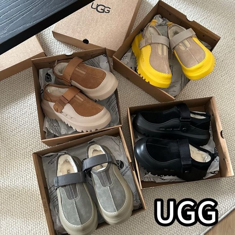 Uggs ฤดูใบไม้ร่วงและฤดูหนาว 2025 สำหรับผู้ชายและผู้หญิง ออกแบบมาพร้อมขนปิดคลุมทั้งหมดและฐานรองเท้าหน