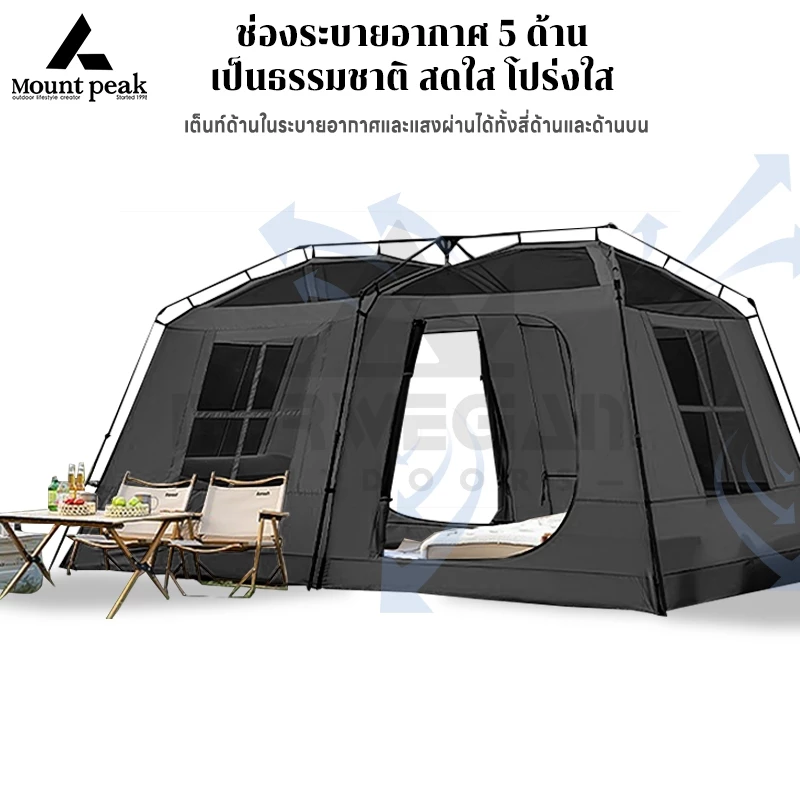 เต็นท์กางออโต้ Mountpeak Village13 2ห้องนอน 1ห้องนั่งเล่น thumbnail 8