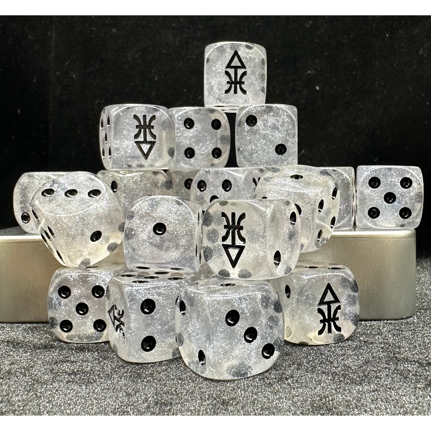 Warhammer Dice Resin Chameleon Crystal Dice Warhammer Spirit Dice Aida Spirit Dice