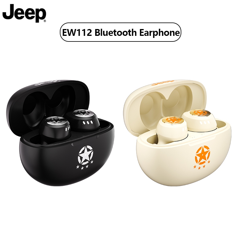 Jeep EW112 หูฟังไร้สายบลูทูธ 5.4 HD Call ตัดเสียงรบกวนพร้อมไมโครโฟนสําหรับ Android / iOS