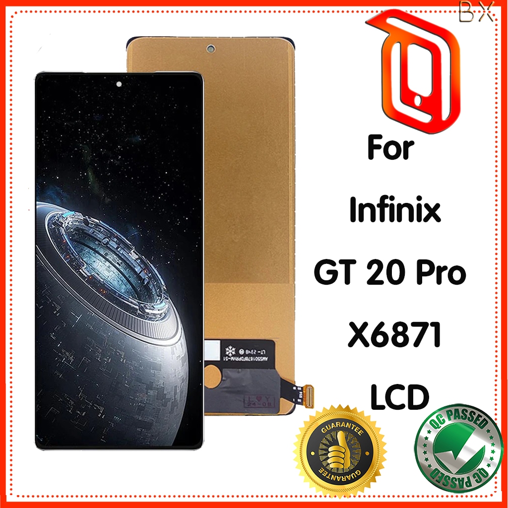 สําหรับ Infinix GT 20 Pro X6871 LCD กระจกหน้าจอสัมผัส Digitizer