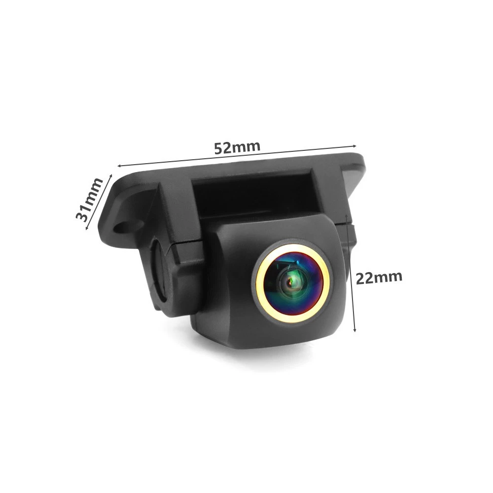 กล้องสํารอง HD Reverse Cam สําหรับรถยนต์, Universal ด้านหลังดู Night Vision กล้องที่จอดรถ, มุมปรับติดตั้งง่ายรถ Ca thumbnail 7