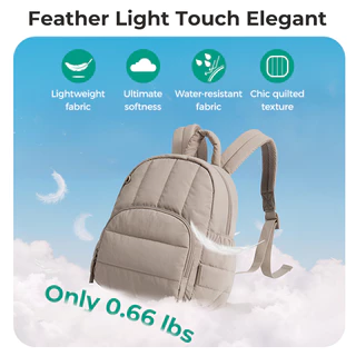 BAGSMART กระเป๋าเป้ Mini Daypack น้ำหนักเบาทองกันน้ำ เหมาะสำหรับการเดินทาง งาน และการศึกษา