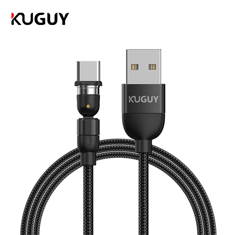 KUGUY ไนลอน Type-C 45W สายชาร์จสําหรับ I & P15 I & P15 Pro I & P15 Pro Max Android โทรศัพท์มือถือคอม