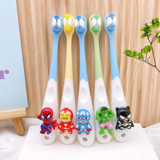 แปรงสีฟันเด็ก สไปเดอร์แมน Marvel ฮีโร่ ขนแปรงนุ่ม หัวเล็ก ป้…