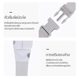 ที่รัก ผู้ให้บริการ กระเป๋าเป้สะพายหลังน้ําหนักเบาเดินทางง่ายอุ้มเด็กหลังหน้ากอดแนวนอนด้านหน้าและด้านหลังพร้อมป้องกันศีรษะระบายอากาศได้สบา