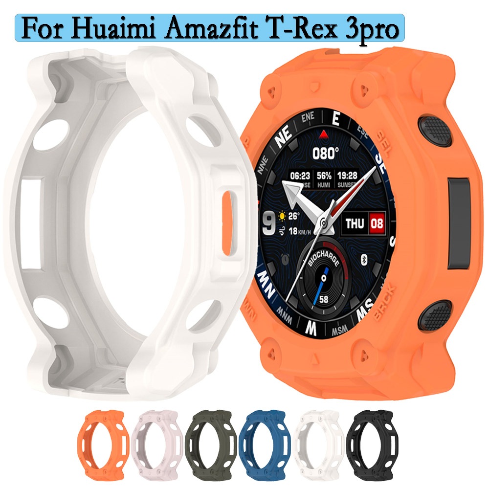 นาฬิกาสําหรับ Huami Amazfit T-Rex 3pro คุณภาพสูง TPU ป้องกันรูปแบบทนทานสําหรับ Amazfit T-Rex 3pro