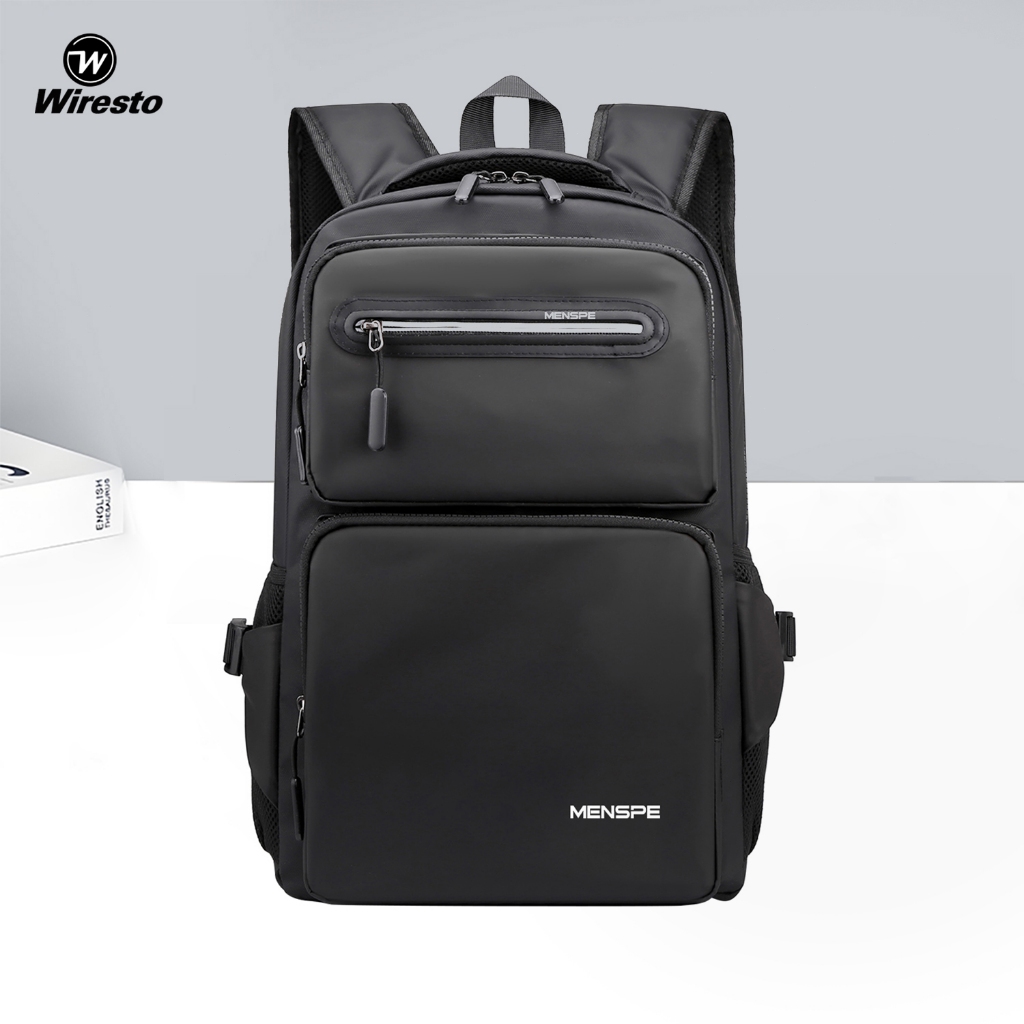 WIRESTO Men's Backpack Fashion Laptop Backpack  Casual Anti-theft Waterproof Backpack for Travel  Business College