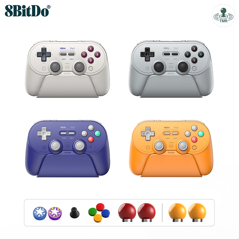 8BitDo Pro 3 ตัวควบคุมบลูทูธสําหรับ Nintendo Switch 2/สวิตช์ OLED/สวิตช์ Lite St