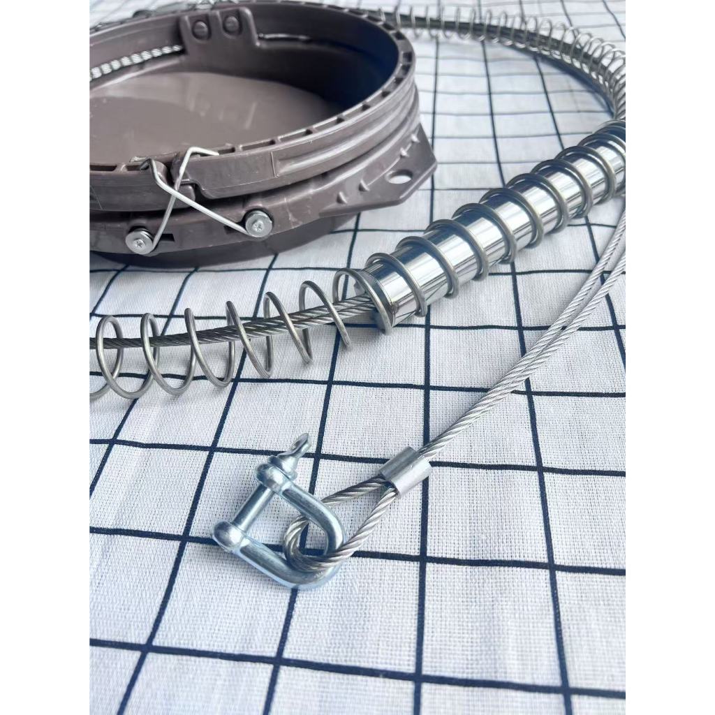 ชุดสปริงสแตนเลส 304 สำหรับกับดักศัตรูพืชกลางแจ้ง ขนาดสปริง 4 มม. และเหยียบ 9 นิ้ว